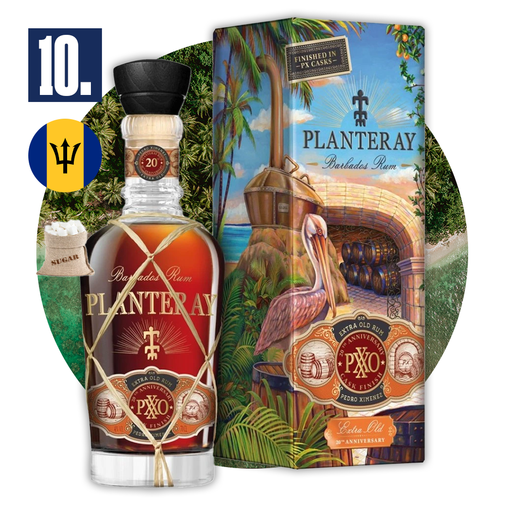 10. místo Rum Planteray PXXO