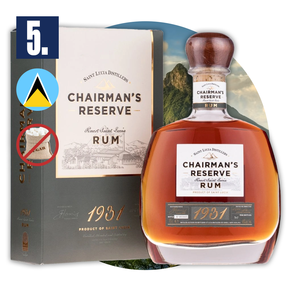 5. místo Rum Chairmans Reserve 1931