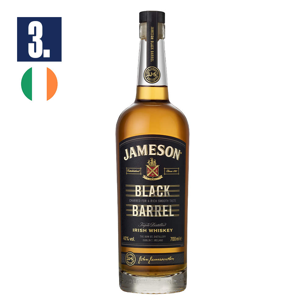 Jameson Black barrel whisky