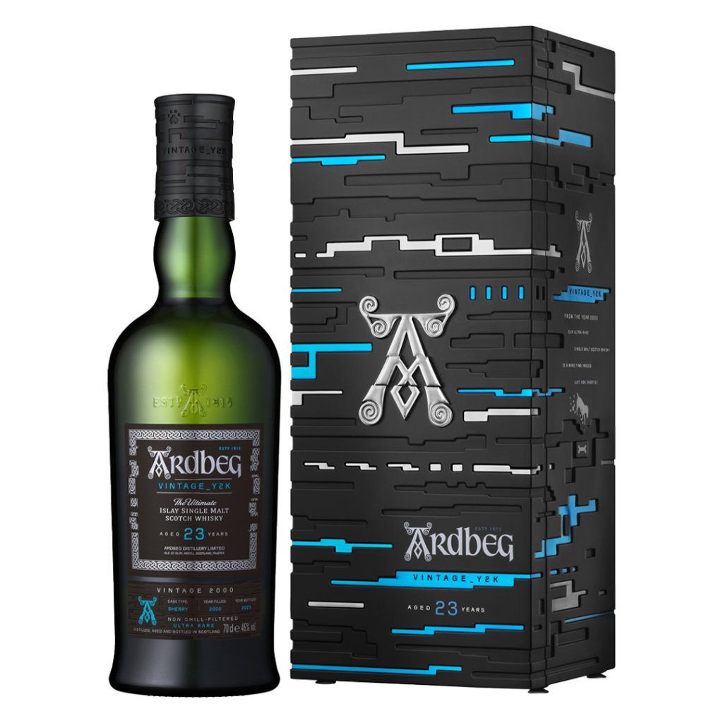 Ardbeg vintage Y2K 23yo 46% 0,7l whisky