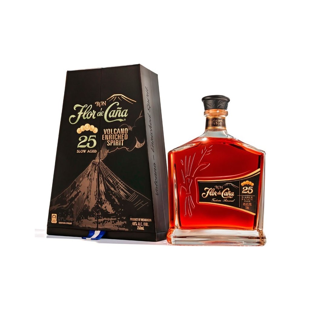 Flor de Cana 25 40% 0,7l