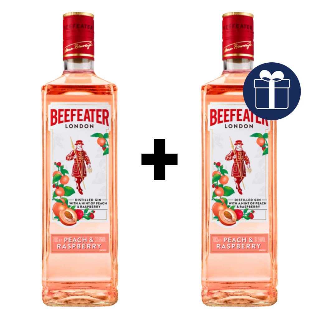 Beefeater Peach & Raspberry 37,5% 0,7l gin AKCE 1+1 zdarma