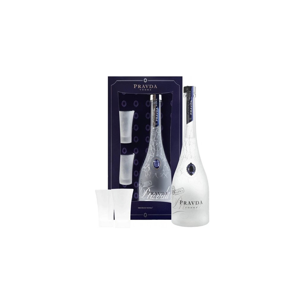 101855 pravda vodka 2 skla
