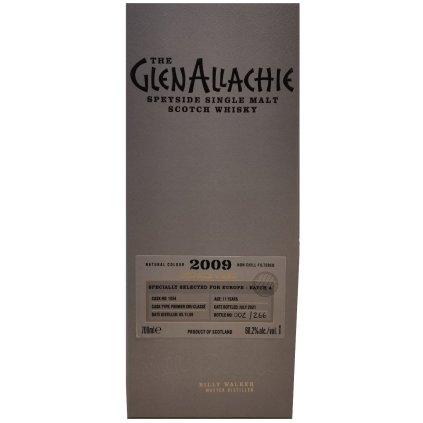 GlenAllachie Premier Cru Classé 2009 Cask no. 1054 60,2% 0,7l