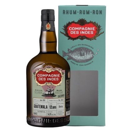 Compagnie des Indes Guatemala 12yo 54,9% 0,7l rum a