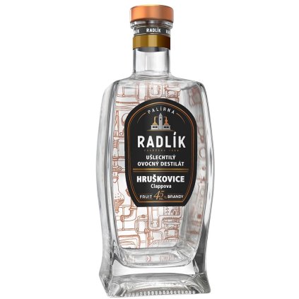 Radlík Hruškovice Clappova 45% 0,5l