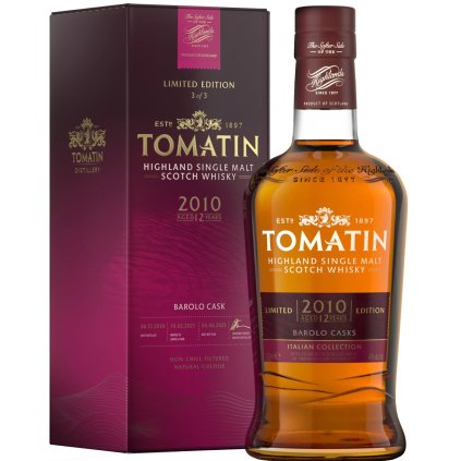 Tomatin 2010 12yo Barolo Casks Italian Collection 46% 0,7l
