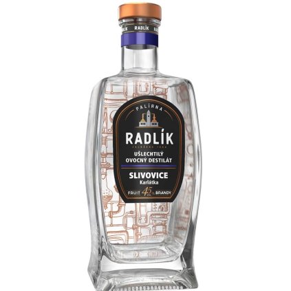 Radlík Slivovice Karlátka 45% 0,5l