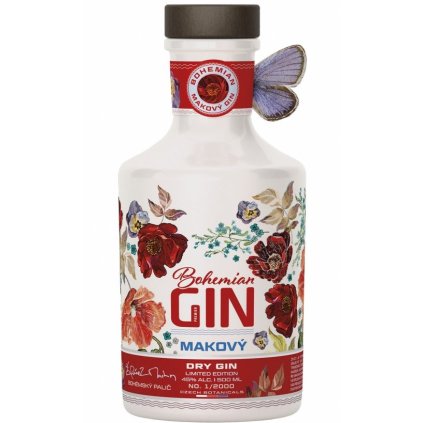 Bohemian GinMakový 45% 0,5l