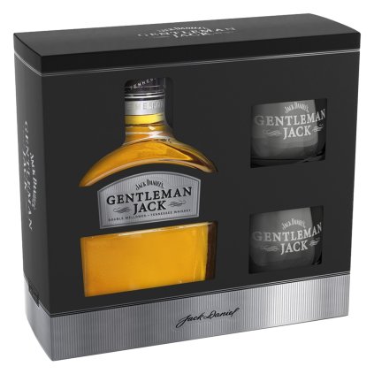 Gentleman Jack + 2 sklenice 40% 0,7l whisky