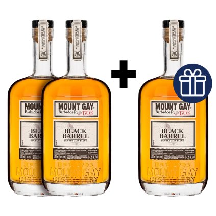 Mount Gay Black barrel 43% 0,7l rum AKCE 2+1 Zdarma sada