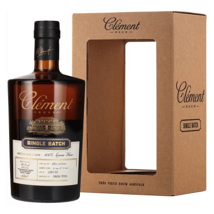 Clément Single batch 100% Canne bleue 52% 0,7l rum