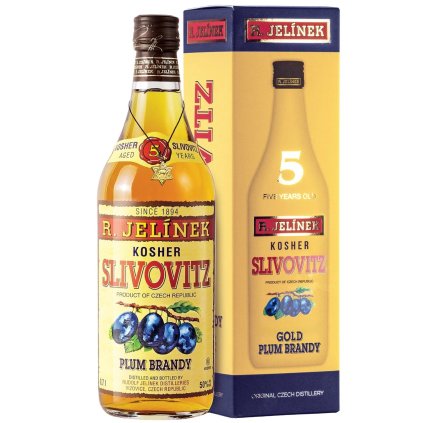 Slivovice 5yo Zlatá Kosher 50% 0,7l