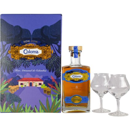 Coloma 8yo + 2 sklenice 40% 0,7l