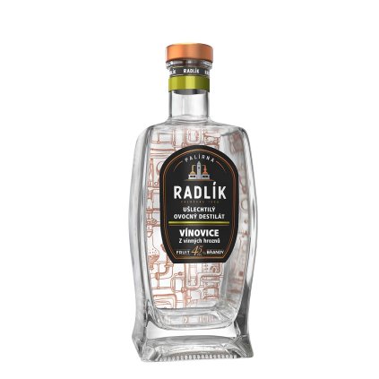 Radlík Vínovice z Vinných Hroznů 45% 0.5l