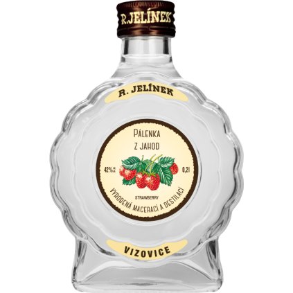 Pálenka z Jahod 42% 0,2l