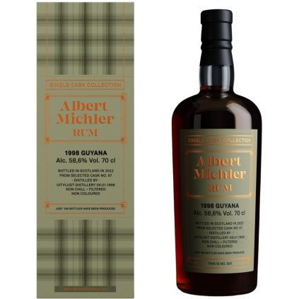 Albert Michler Single Cask Guyana 1998 58,6% 0,7l