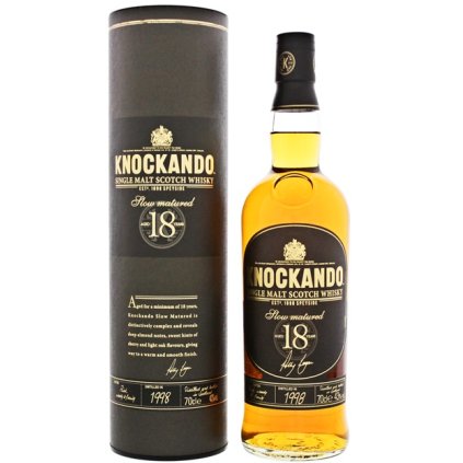 Knockando Slow Matured 1998 18yo 43% 0,7l