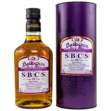 Ballechin 15yo SBCS Release 2022 Bourbon & Oloroso 58,9% 0,7l