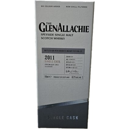 GlenAllachie Premier Cru Classé 2011 Cask no.1037 62,2% 0,7l