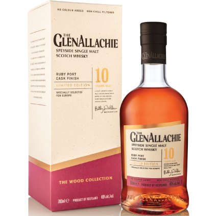 GlenAllachie 10yo Ruby Port Cask Finish 48% 0,7l