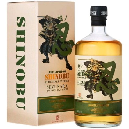 Shinobu Pure Malt Lighty Peated Mizunara Oak Finish 43% 0,7l