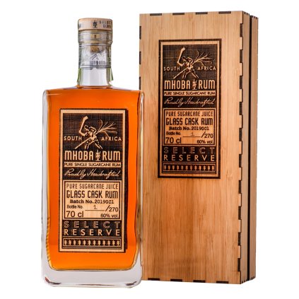 Mhoba Select reserve Glass cask 65% 0,7l rum