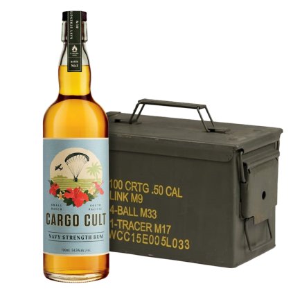 Cargo Cult Navy Strength ammo box 54,5% 0,7l rum
