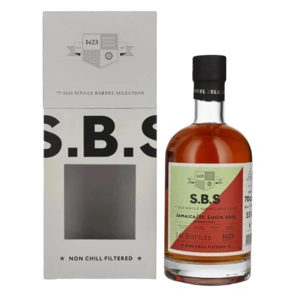S.B.S. Jamiaca and St. Lucia Bourbon cask 2015 55% 0,7l rum