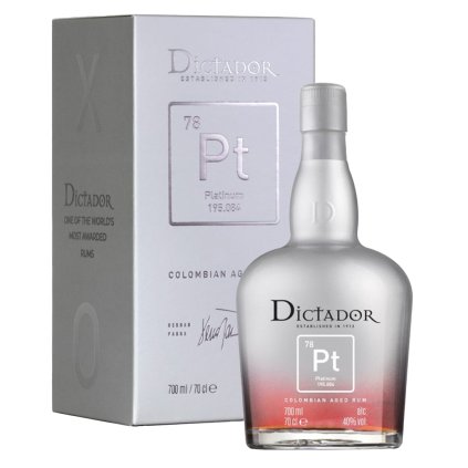 Dictador Platinum 40% 0,7l rum