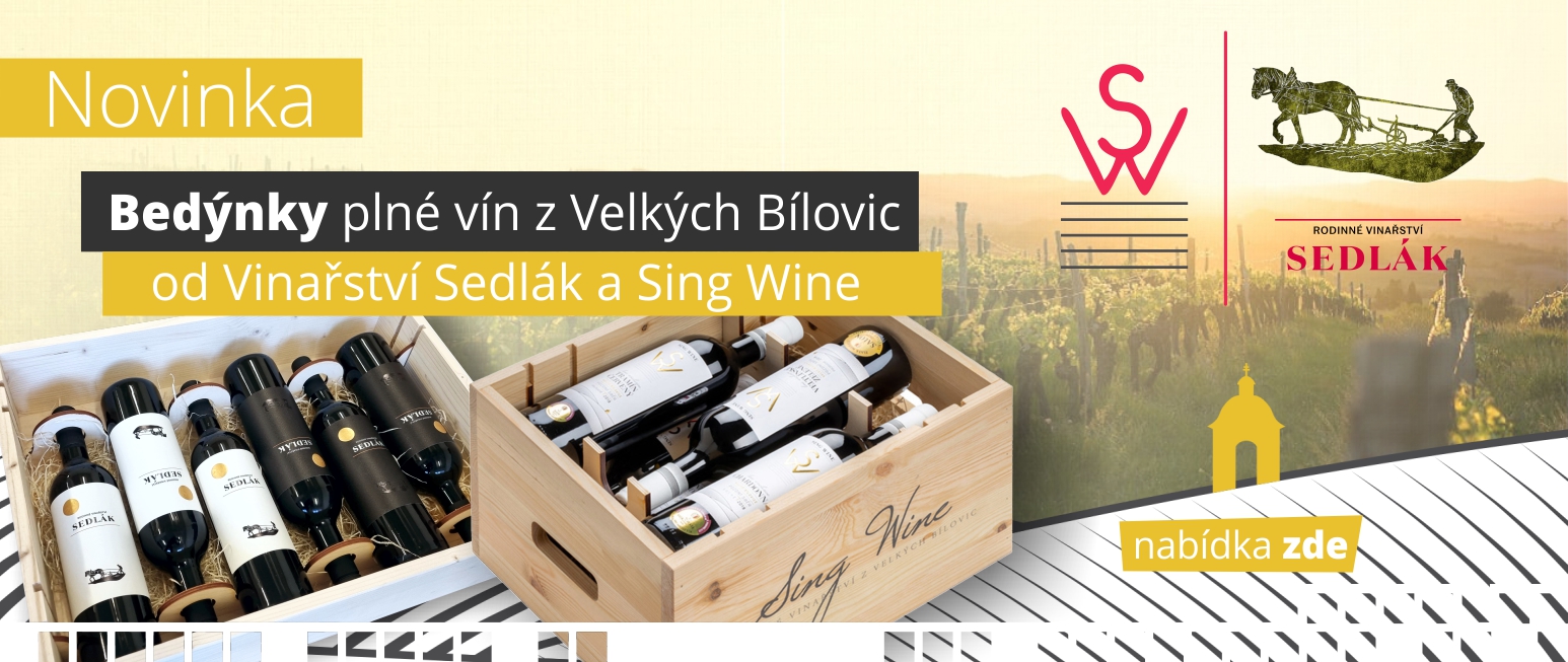 Dárkové bedýnky vín | Rodinné vinařství Sedlák + Sing Wine