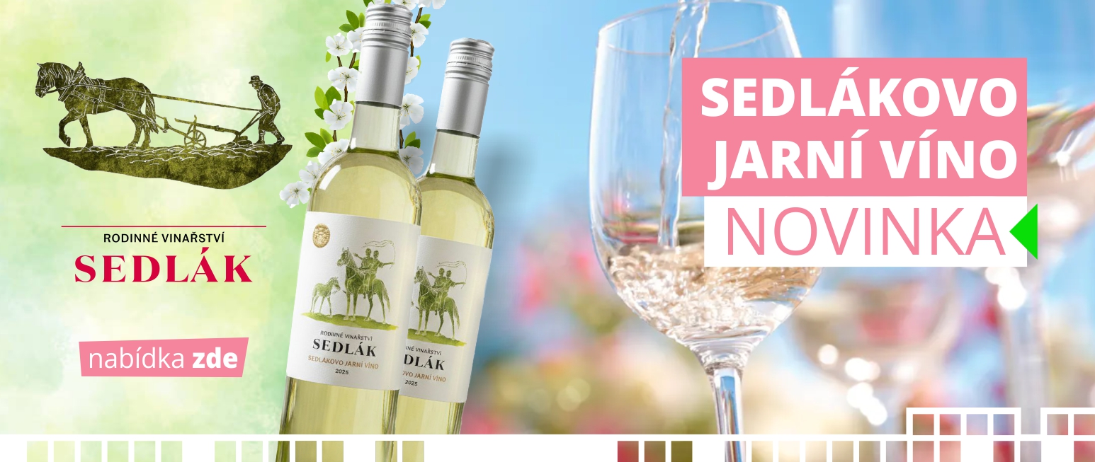 Sedlákovo jarní víno - Novinka v prodeji!