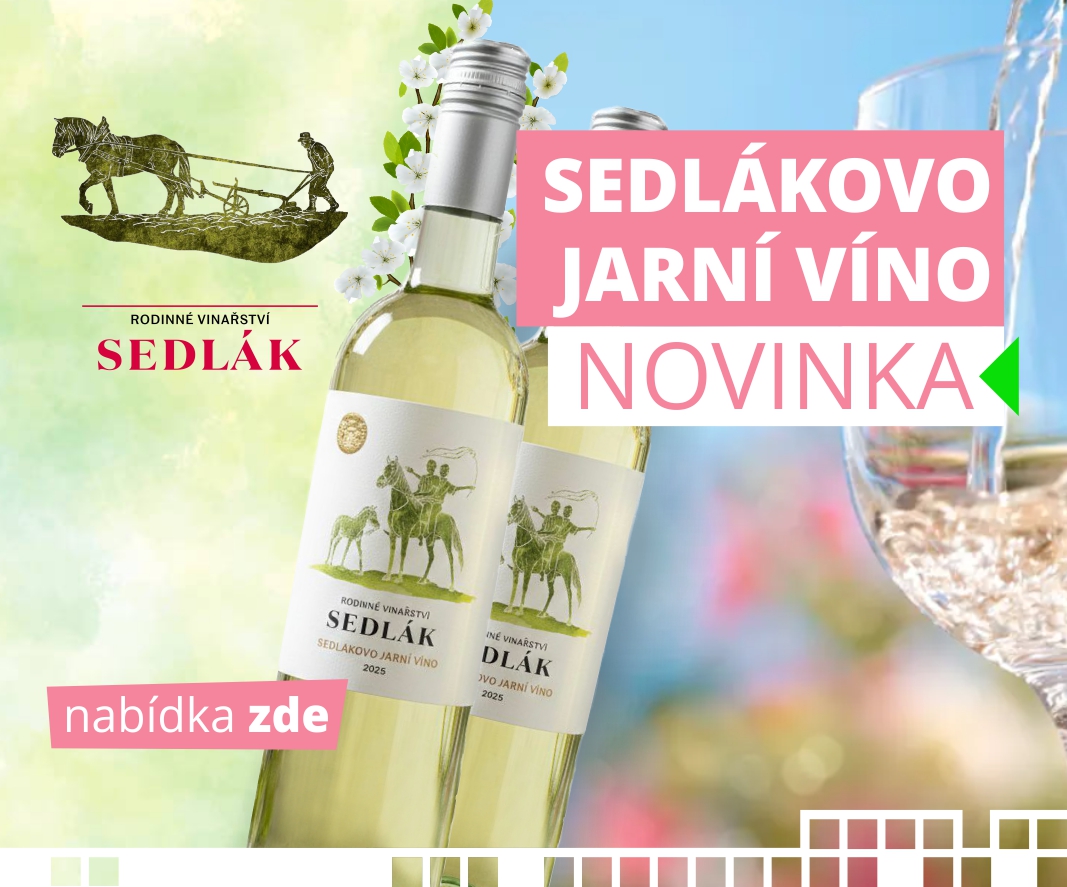 Sedlákovo jarní víno - Novinka v prodeji!