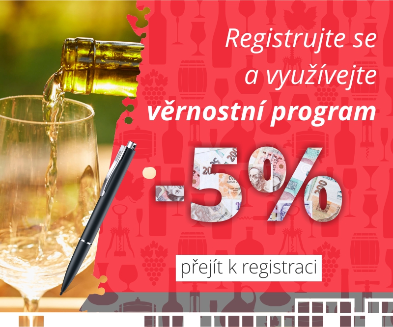 Zaregistrujte se a využívejte věrnostní program.