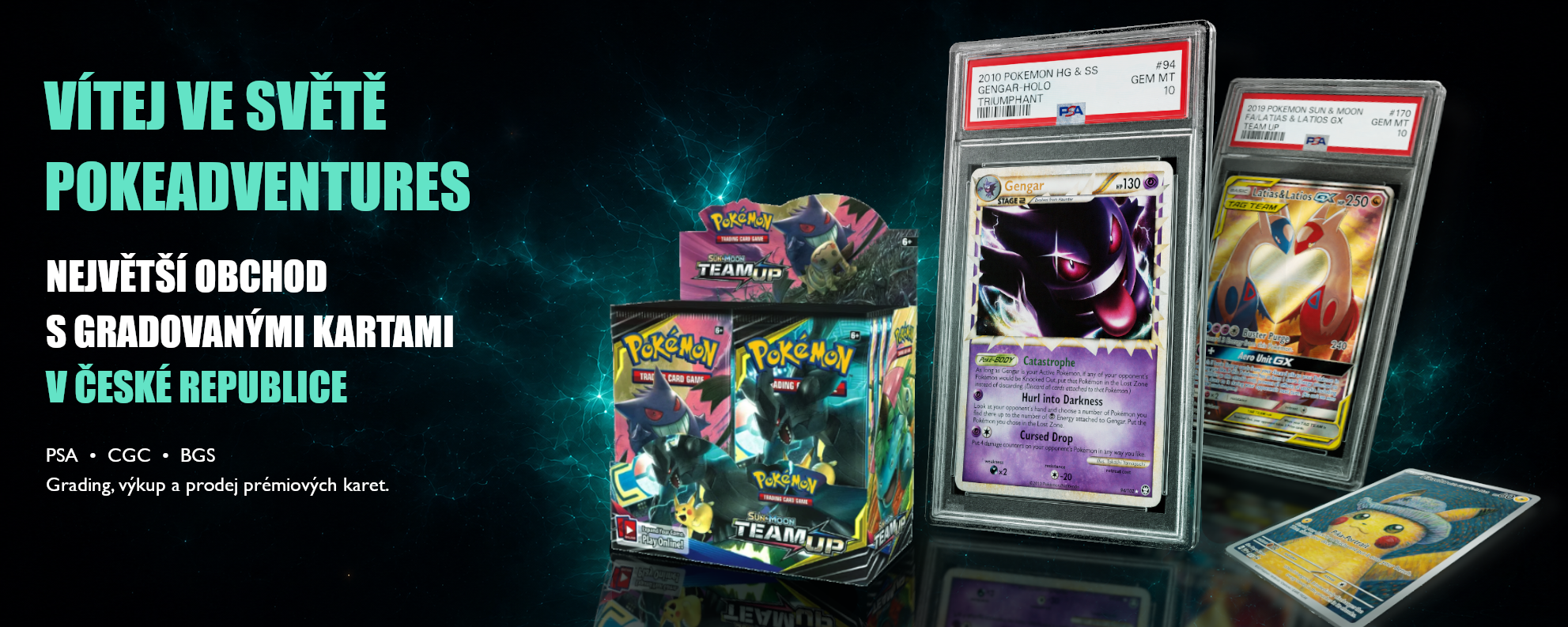 PokeAdventures – gradované Pokémon karty, grading a výkup