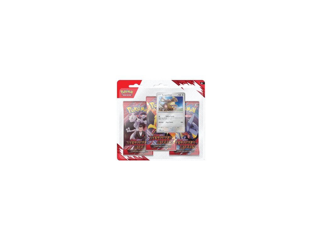 Pokémon TCG: Destined Rivals: Kangaskhan 3-Pack Blister