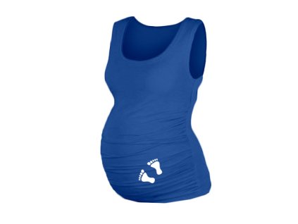 Top, tílko Dana s potiskem Nožiček - tm. modrá, vel. S/M (Velikost oblečení S/M)