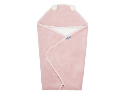 zavinovacka do autosedacky plysova 75x75cm ruzova