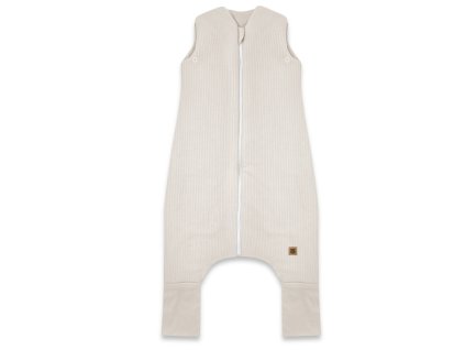 spaci vak se zahrnovacimi nohavickami soft interlock prouzek bezovy vel m