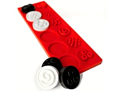 puzzle senzoricka kolecka xl kontrastni