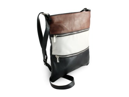 tribarevna kozena zipova kabelka s popruhem 212 3066 602047