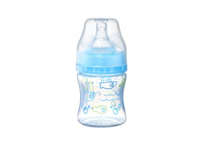 antikolikova lahvicka se sirokym hrdlem 120ml modra
