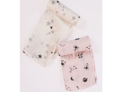 minene sada latkovych plenek bambus muselin bila ruzova