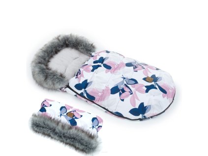 zimni fusak lux s kozesinkou rukavnik 50 x 100cm seda granat