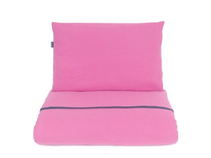 muselinove povleceni do postylky 135x100 tm ruzova