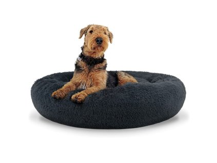 pelisek pro pejsky hnizdecko kulaty sedy l