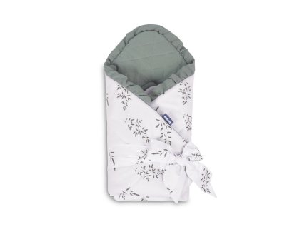 zavinovacka pro miminko muselin bavlna louka khaki zelena