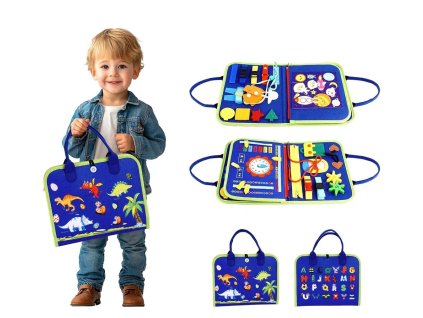 senzoricka busy kniha dinosauri 4