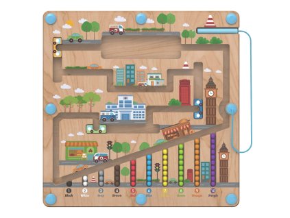 edukacni magneticka hraci deska city