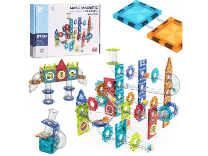 magneticka stavebnice 3d kulickova draha kulodrom 113 dilku